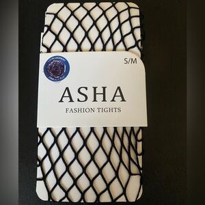 Black fishnet tights